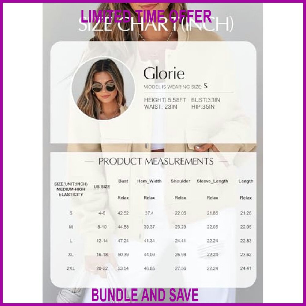 Lightweight Cropped Shacket Jacket With Pockets, … - image 7